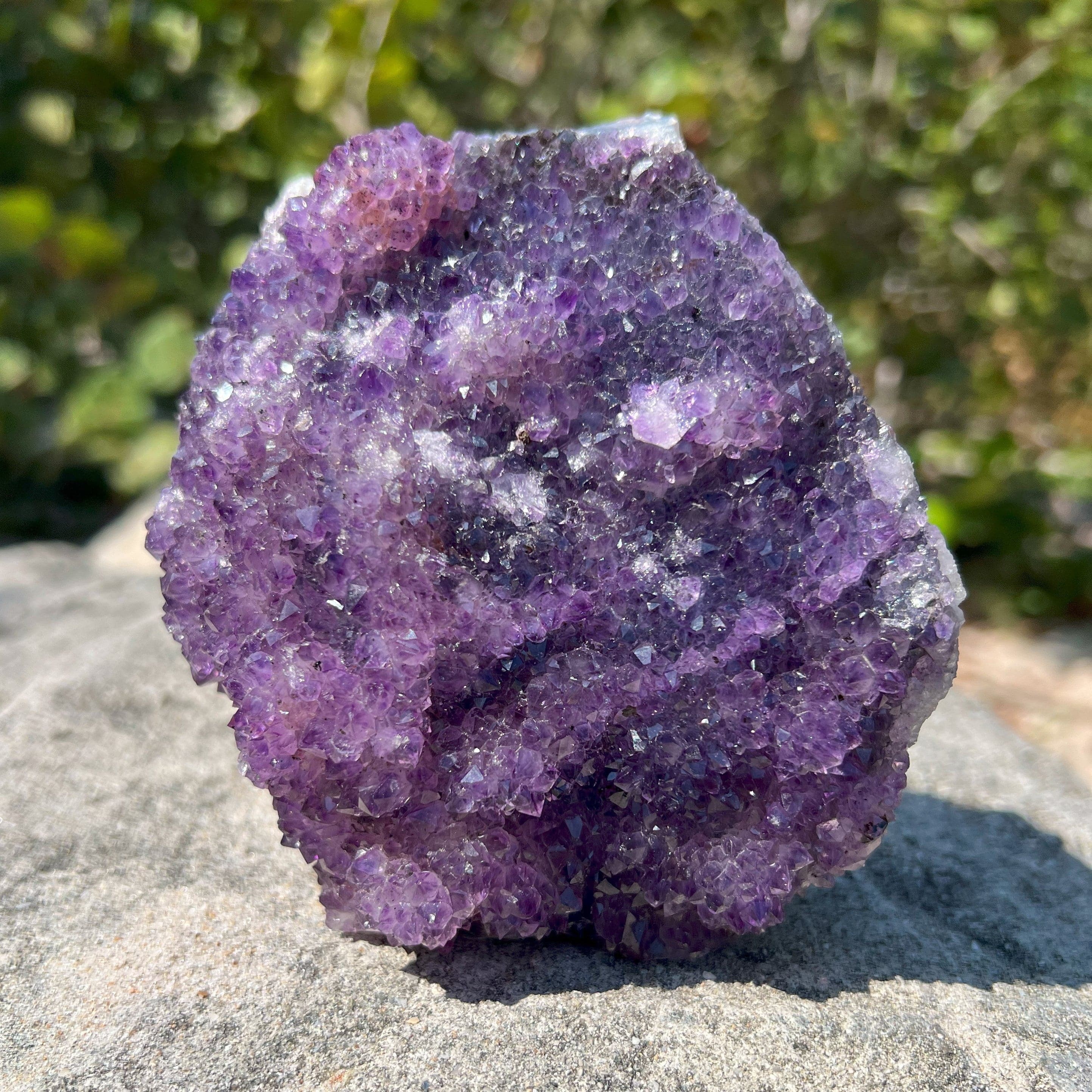 Amethyst Tabletop or Standing Small Sparkle Termination